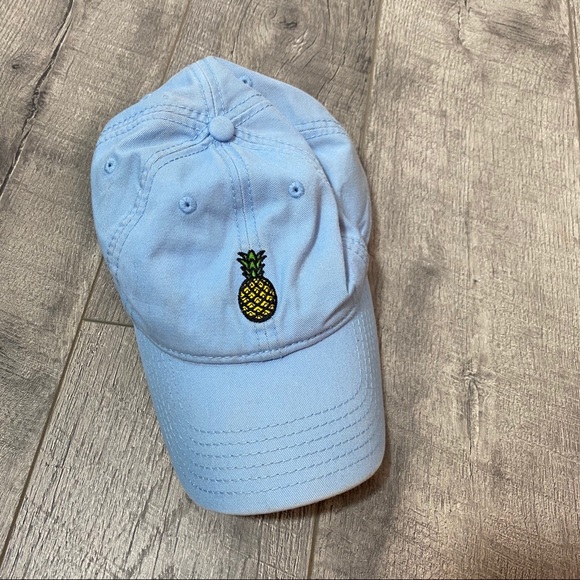 Pineapple embroidered adjustable cap hat - Picture 1 of 7